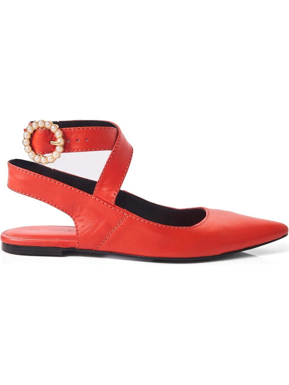 Free People Parisa point flat shoe with ankle strap (flaw) NWOB
Size: 7.5